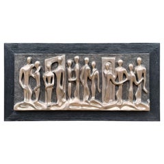 Escultura de pared abstracta moderna Brutalista de mediados de siglo by Finesse Originals
