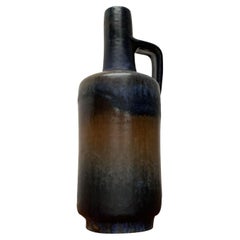 Mid-Century Brutalist Pottery Carafe Vase from Ruscha, West Germany, 1960s