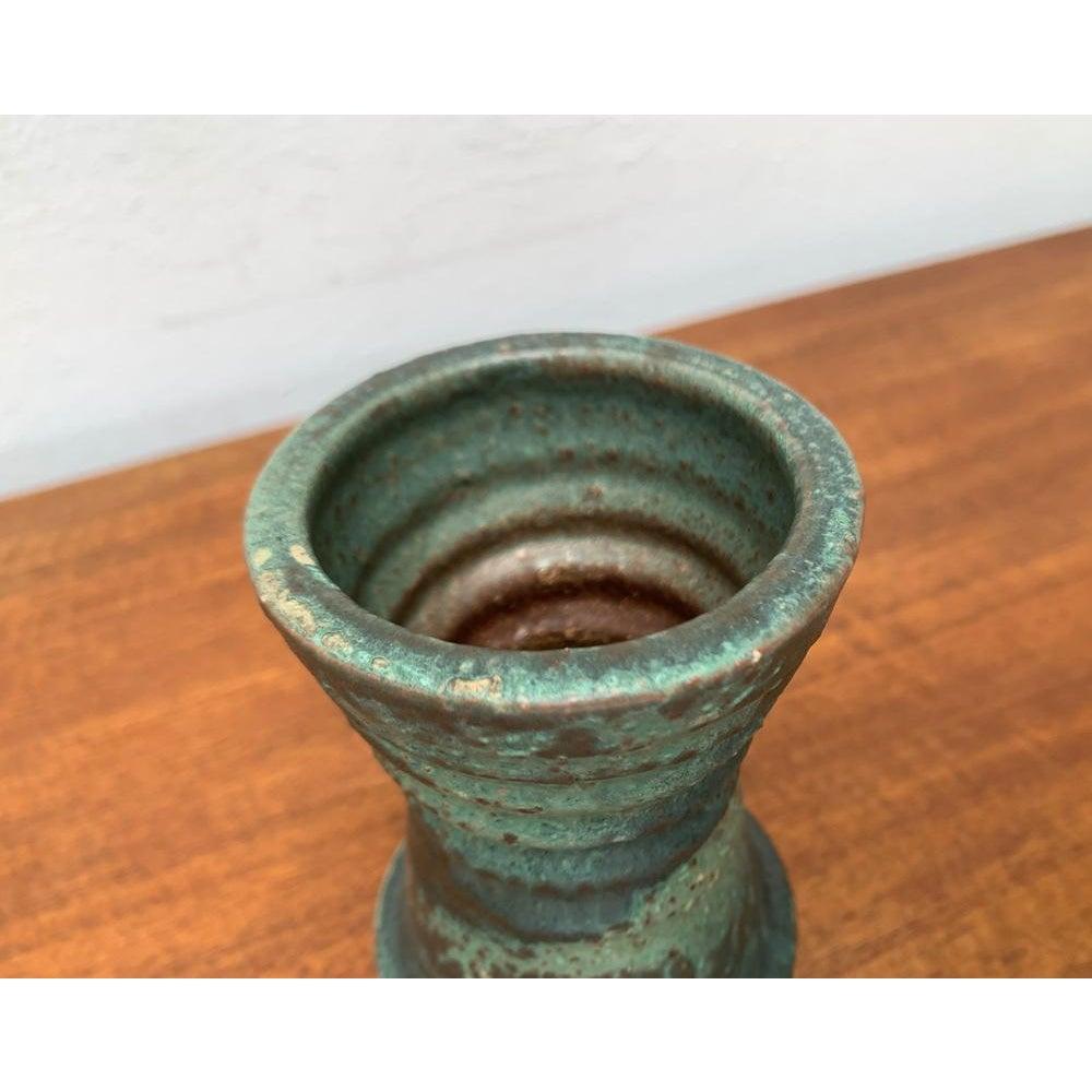 Mid-Century Modern Mid-Century Brutalist Pottery Vase from Mobach, 1960s For Sale