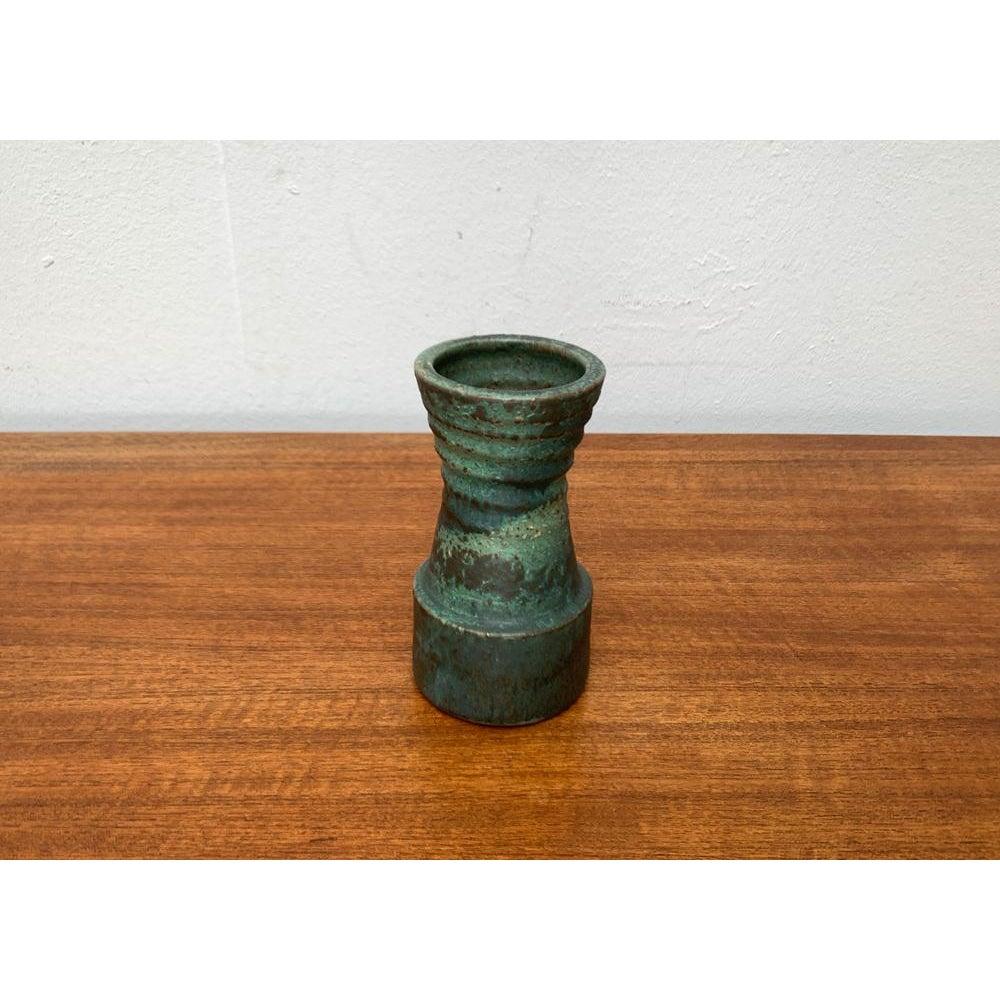 Ceramic Mid-Century Brutalist Pottery Vase from Mobach, 1960s For Sale