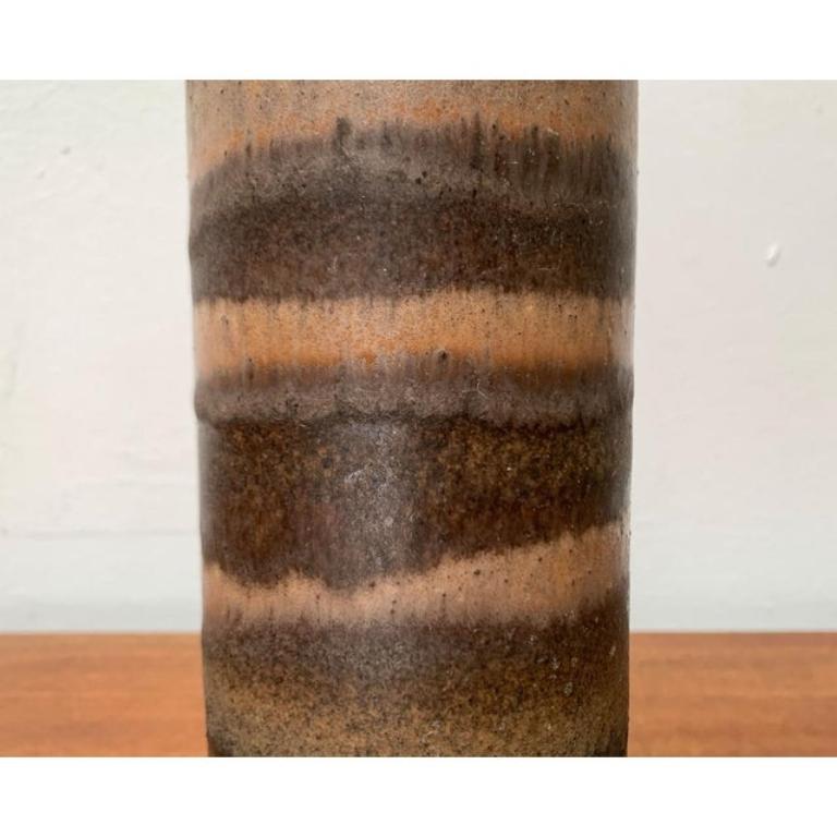 Mid-Century Brutalist Pottery WGP Vase from Scheurich, West Germany, 1960s In Excellent Condition For Sale In Hamburg, DE