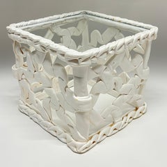Mid Century Brutalist "Ribbon" Table in the Style of Tony Duquette, circa 1970s