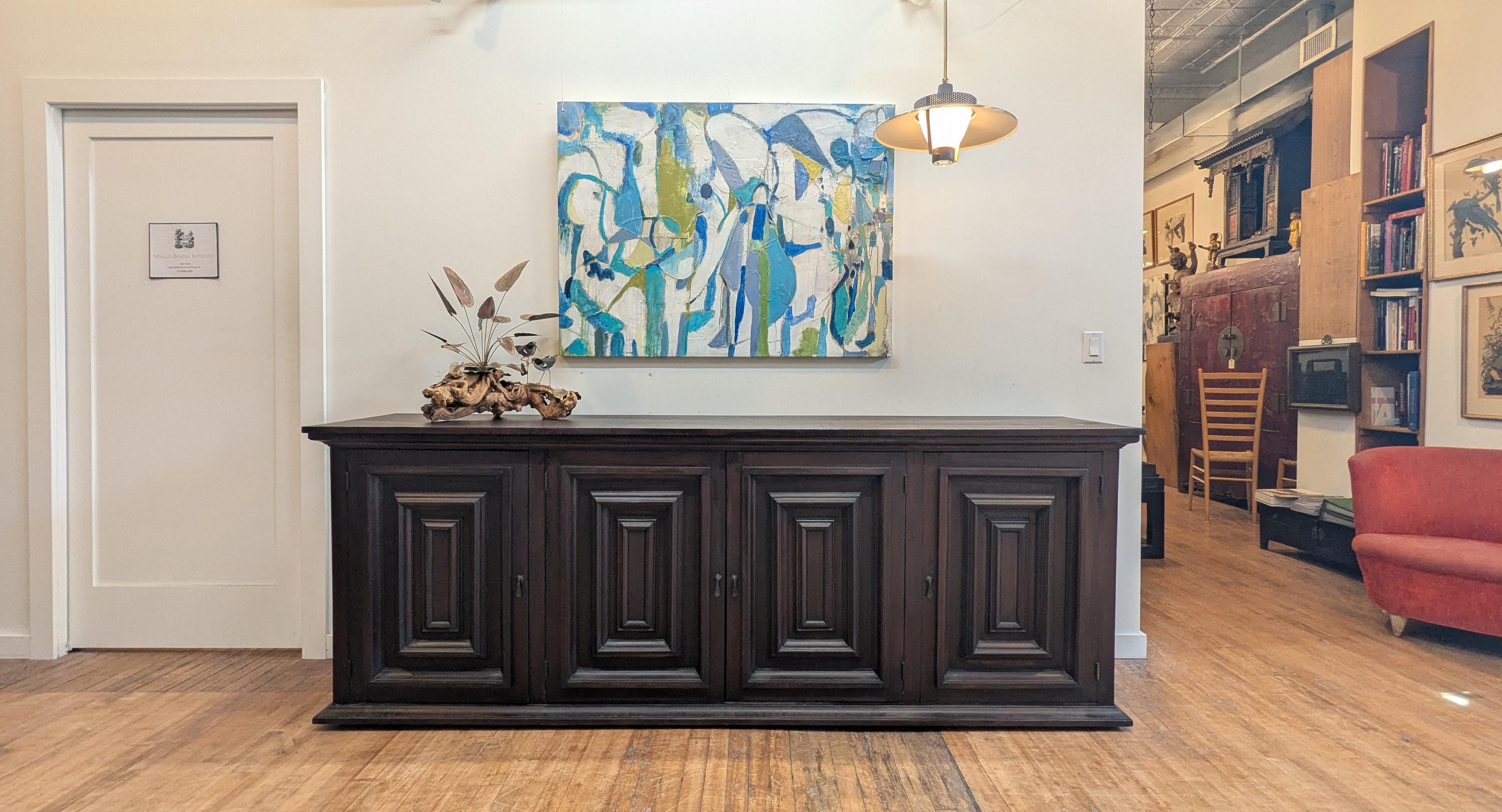 Credenza brutalista di metà secolo in vendita 9