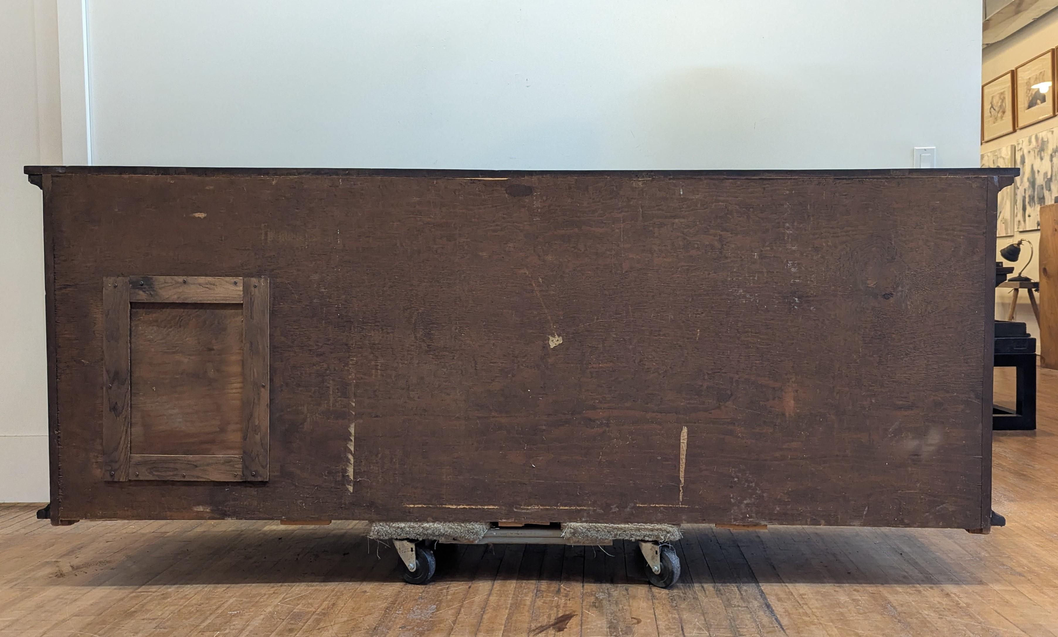 Credenza brutalista di metà secolo in vendita 10