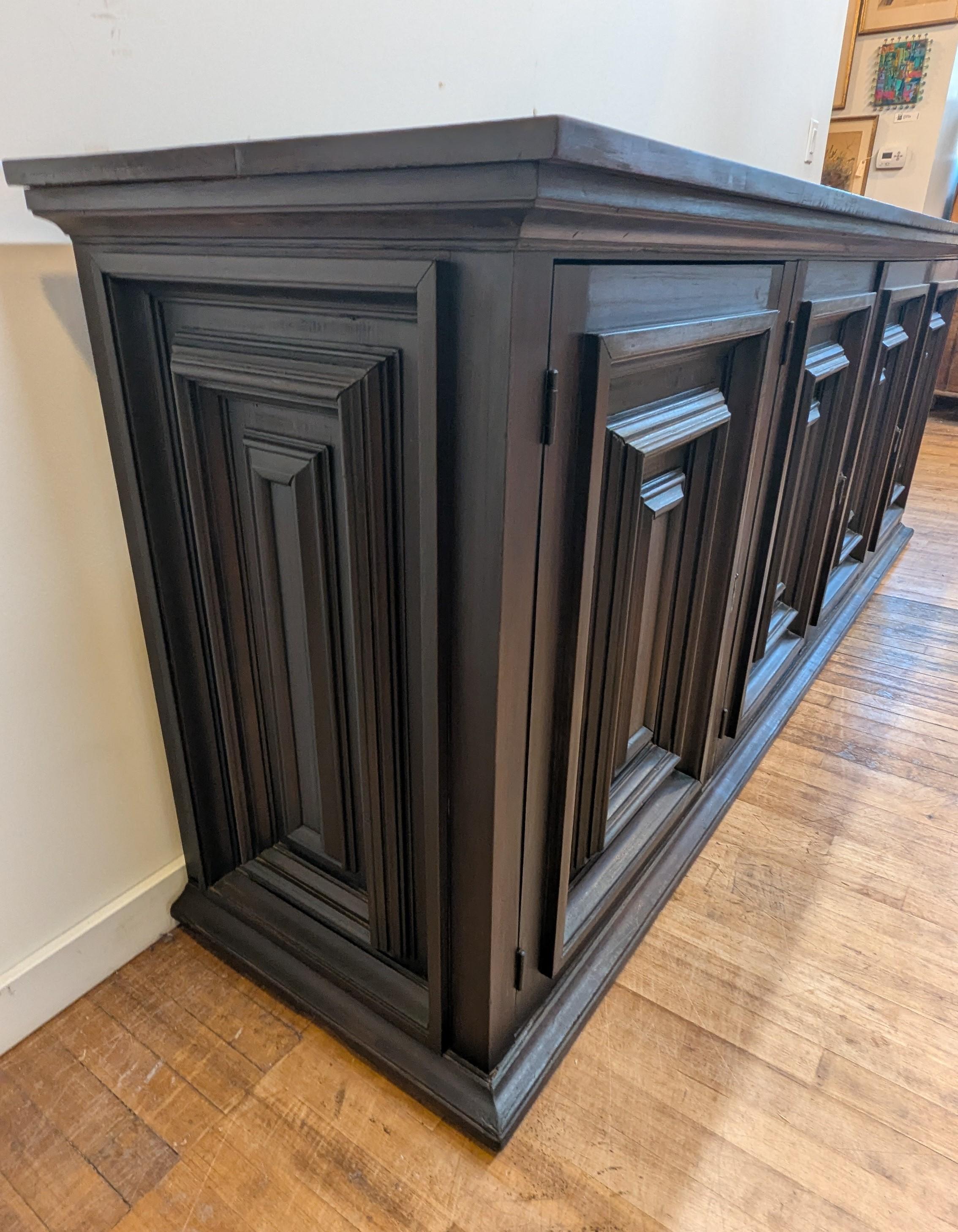 Credenza brutalista di metà secolo in vendita 1