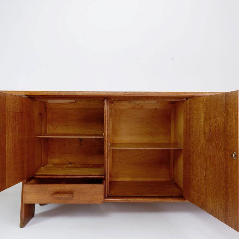 Mid-Century Brutalist Sideboard From The 60s For Sale 5