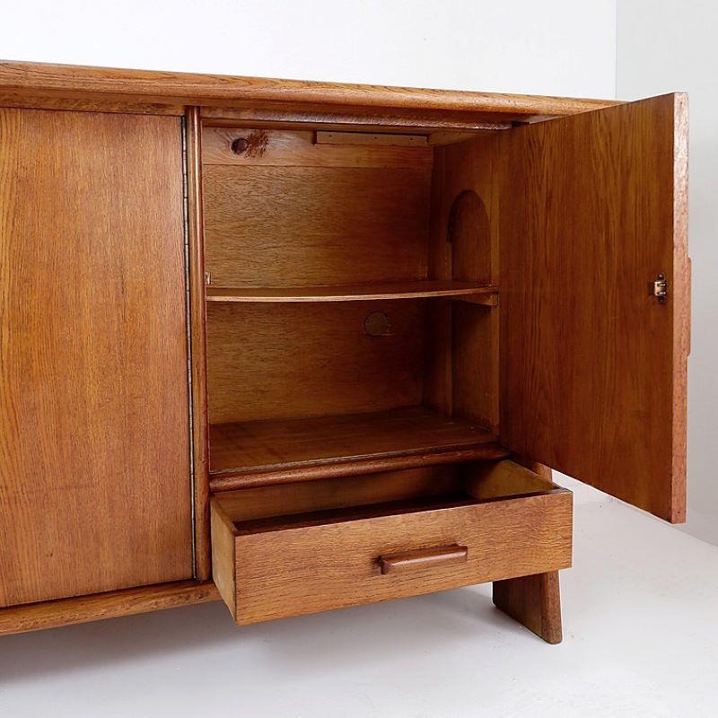Mid-Century Brutalist Sideboard From The 60s For Sale 6