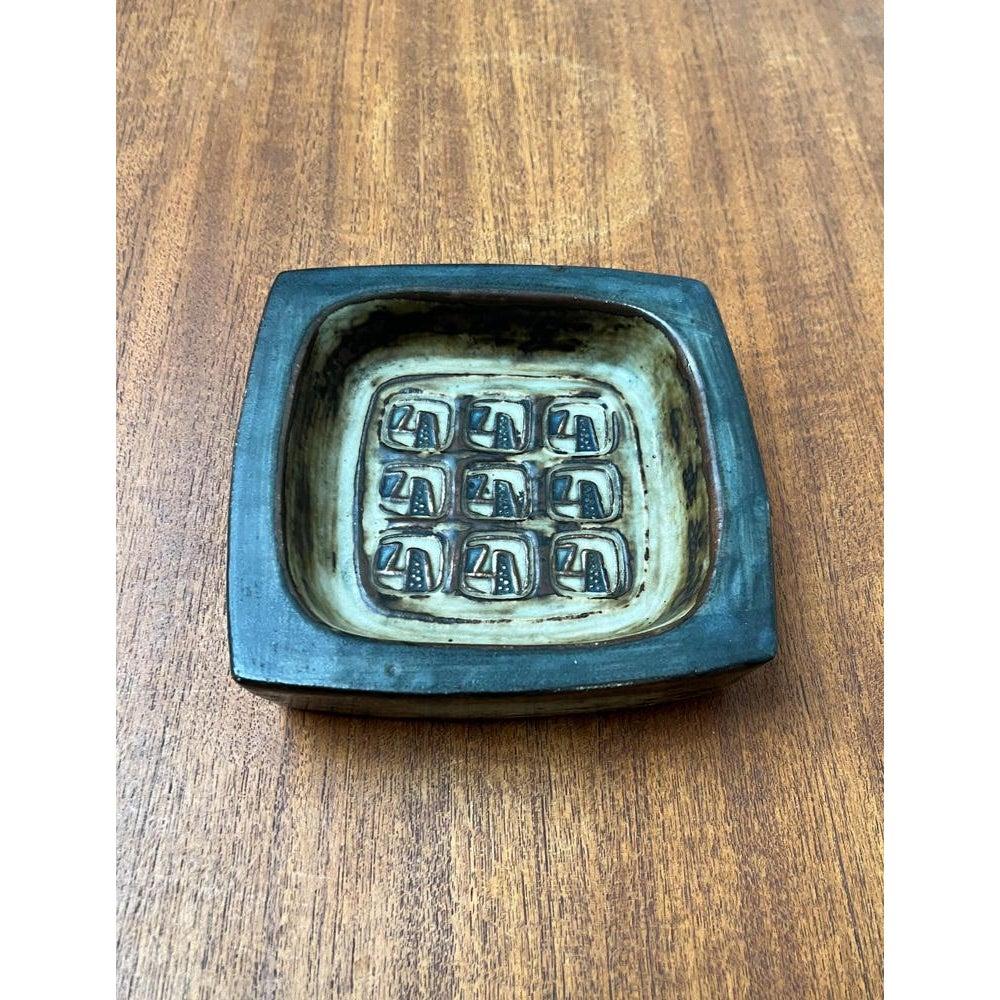Mid-Century Modern Mid-Century Brutalist Stoneware Bowl by Jorgen Mogensen for Royal Copenhagen For Sale