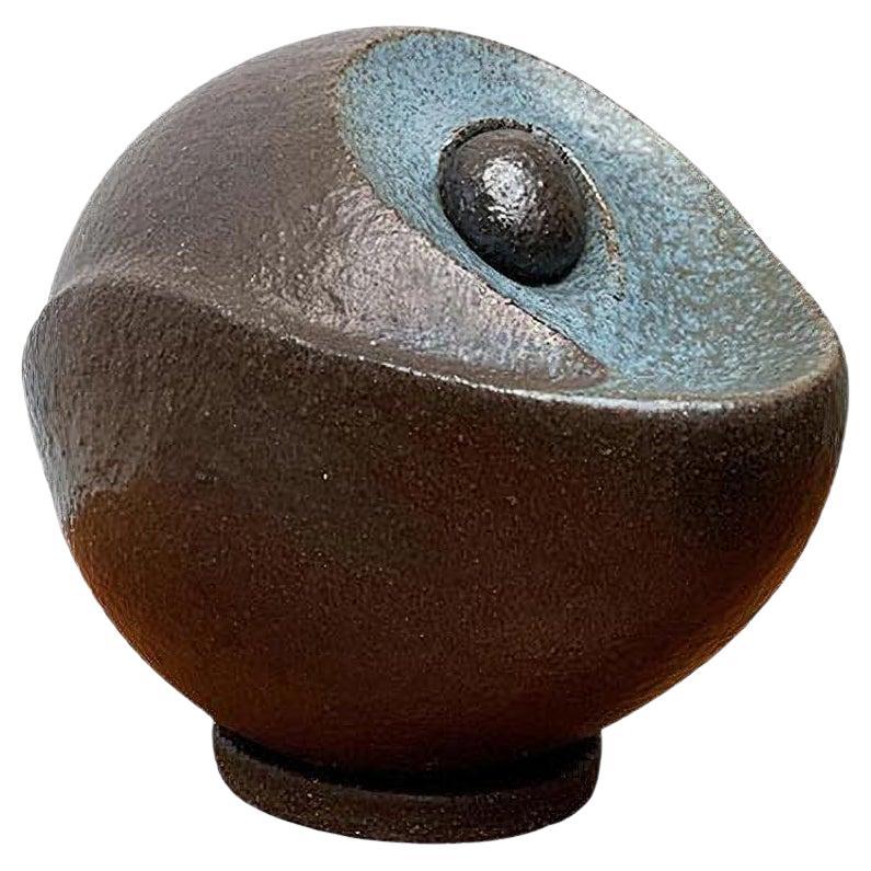 Escultura artística de cerámica de Studio Pottery Brutalista de mediados de siglo, años 60