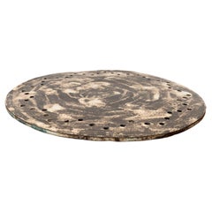 Mid-Century Brutalist Studio Pottery Cake Plate, 1960s