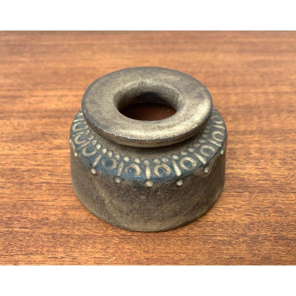 Mid-Century Brutalist Studio Pottery Vase by Johannes Lessmann, Essen, 1950s For Sale 3
