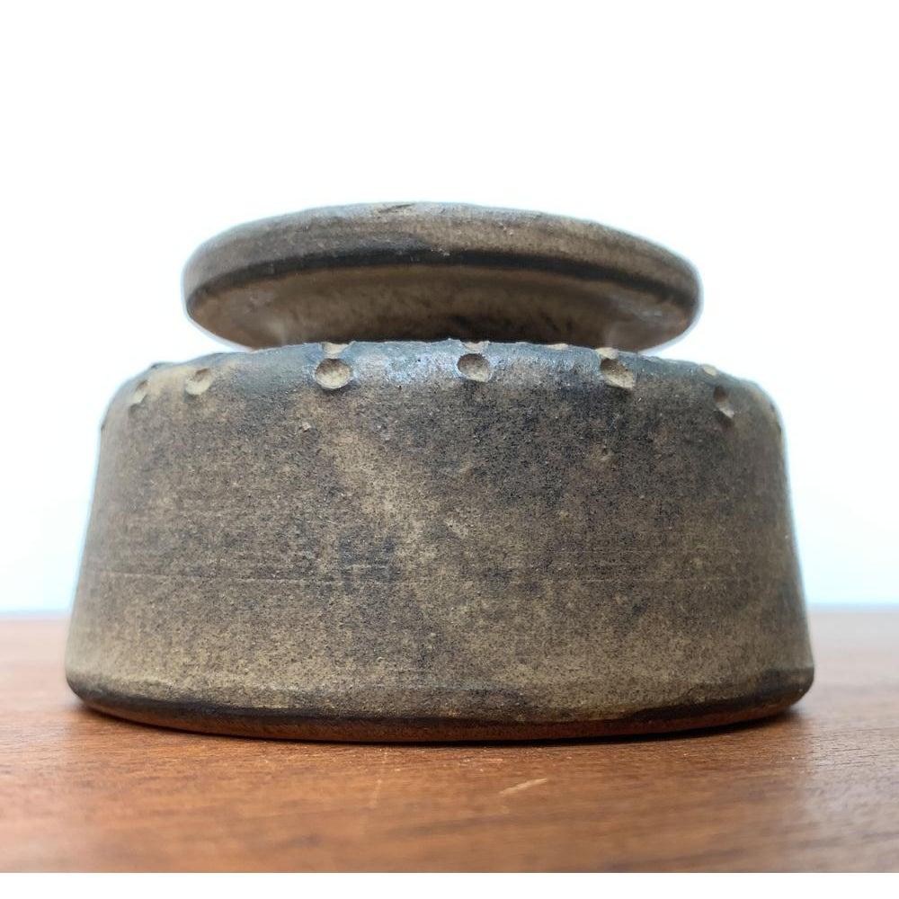 Mid-Century Modern Mid-Century Brutalist Studio Pottery Vase by Johannes Lessmann, Essen, 1950s For Sale
