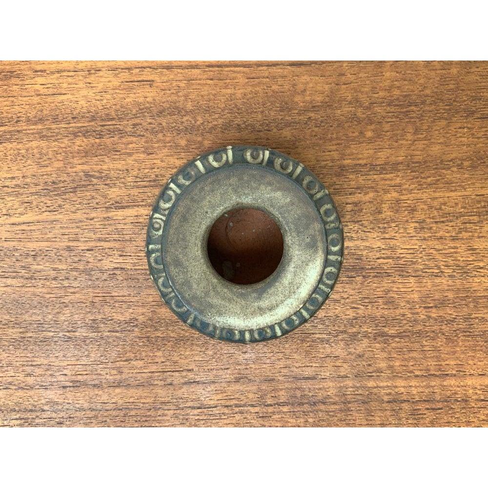 German Mid-Century Brutalist Studio Pottery Vase by Johannes Lessmann, Essen, 1950s For Sale