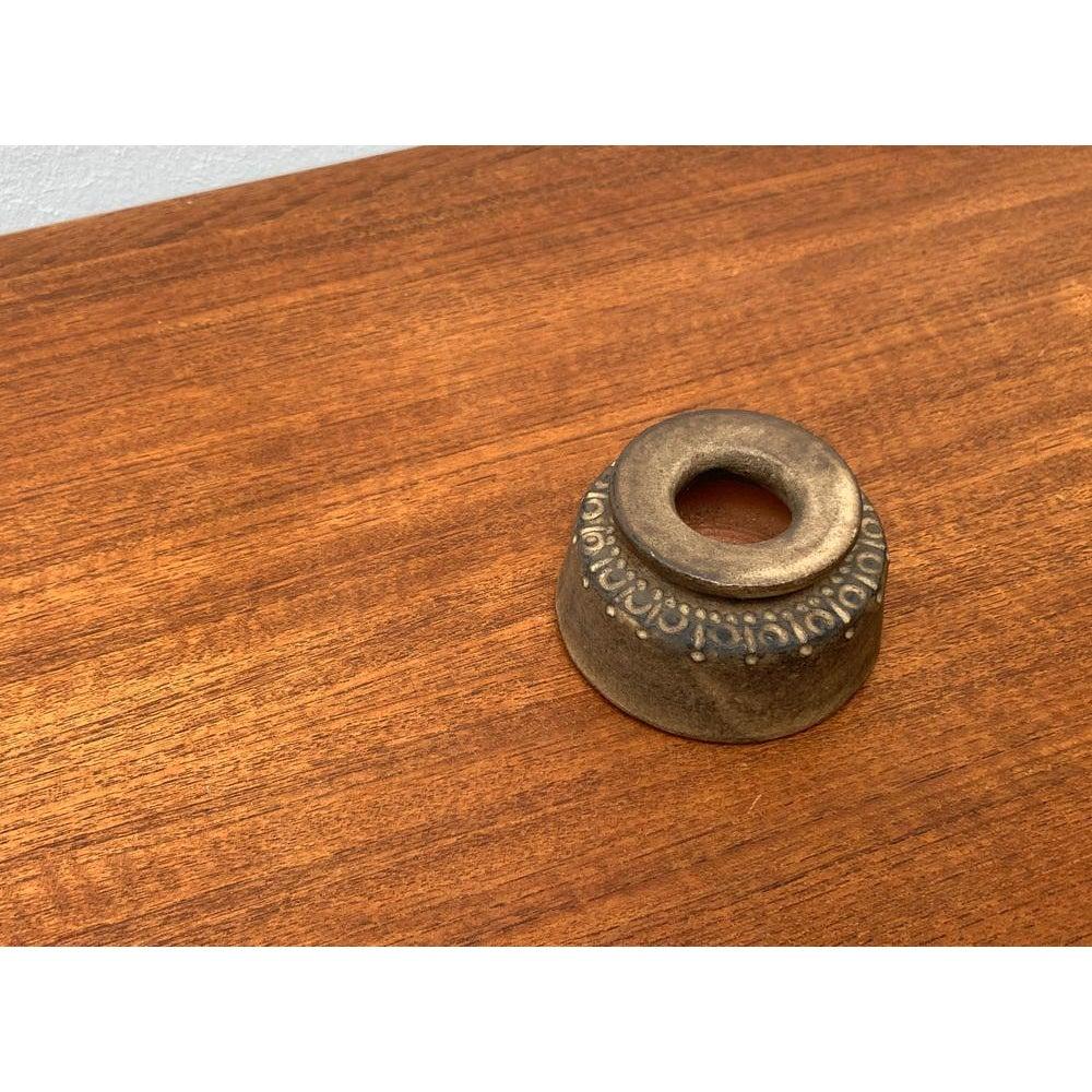 Mid-Century Brutalist Studio Pottery Vase by Johannes Lessmann, Essen, 1950s For Sale 1