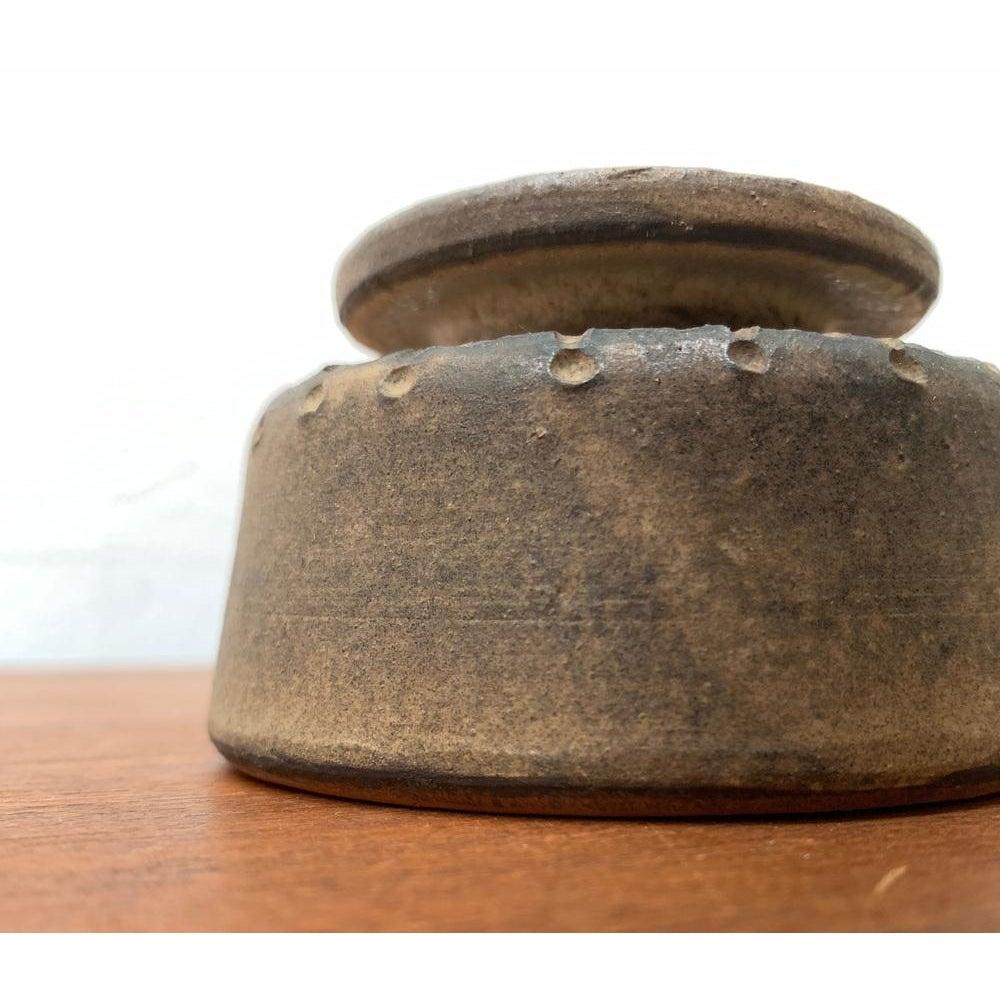 Mid-Century Brutalist Studio Pottery Vase by Johannes Lessmann, Essen, 1950s For Sale 2