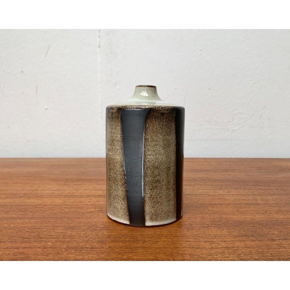 Mid-Century Brutalist Studio Pottery Vase by Johannes Lessmann, Essen, 1960s For Sale 4
