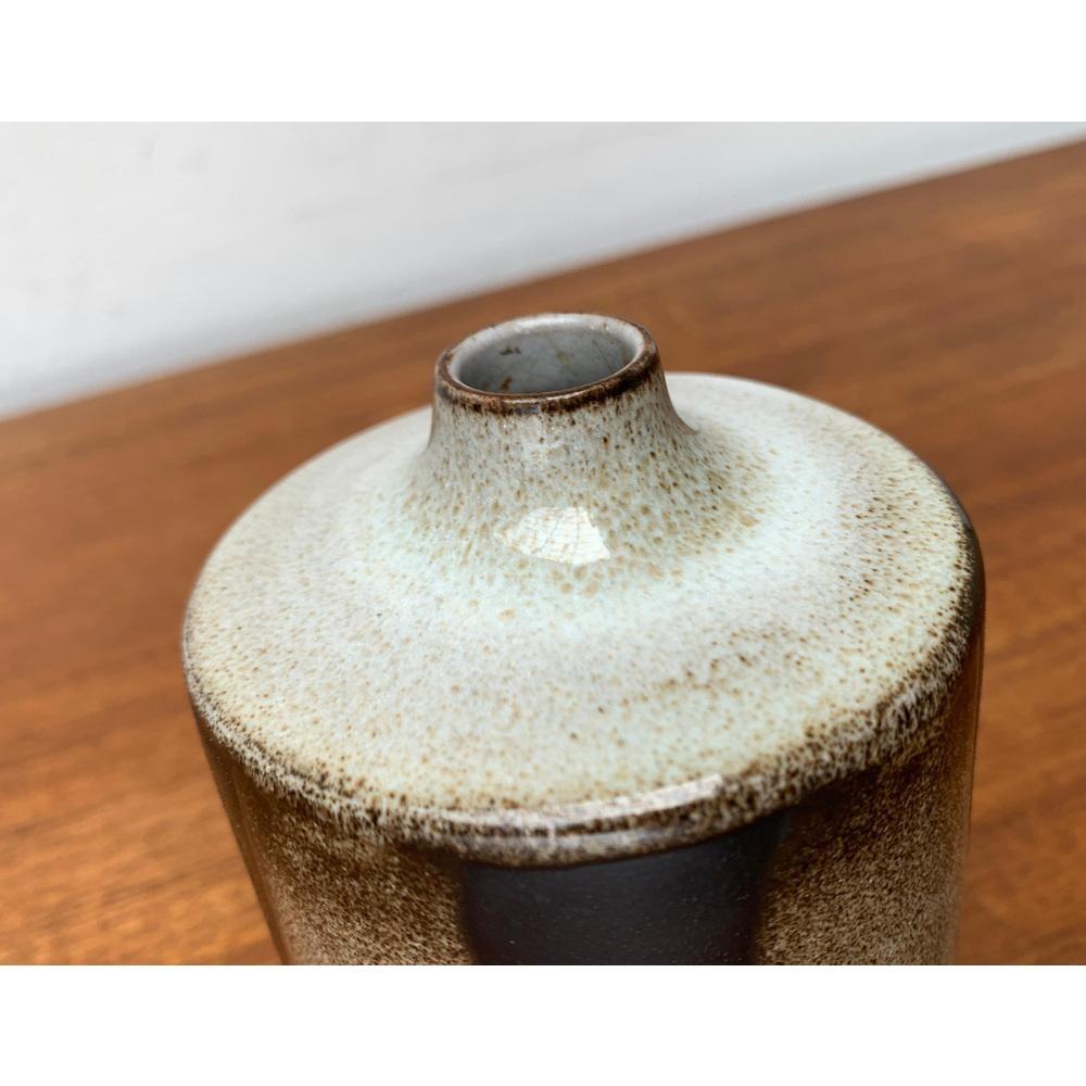20th Century Mid-Century Brutalist Studio Pottery Vase by Johannes Lessmann, Essen, 1960s For Sale