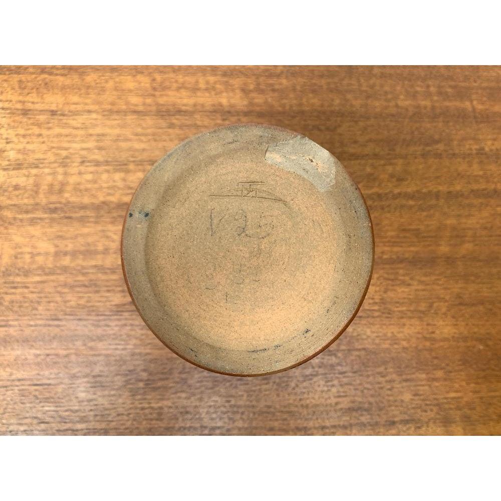Mid-Century Brutalist Studio Pottery Vase by Johannes Lessmann, Essen, 1960s For Sale 2