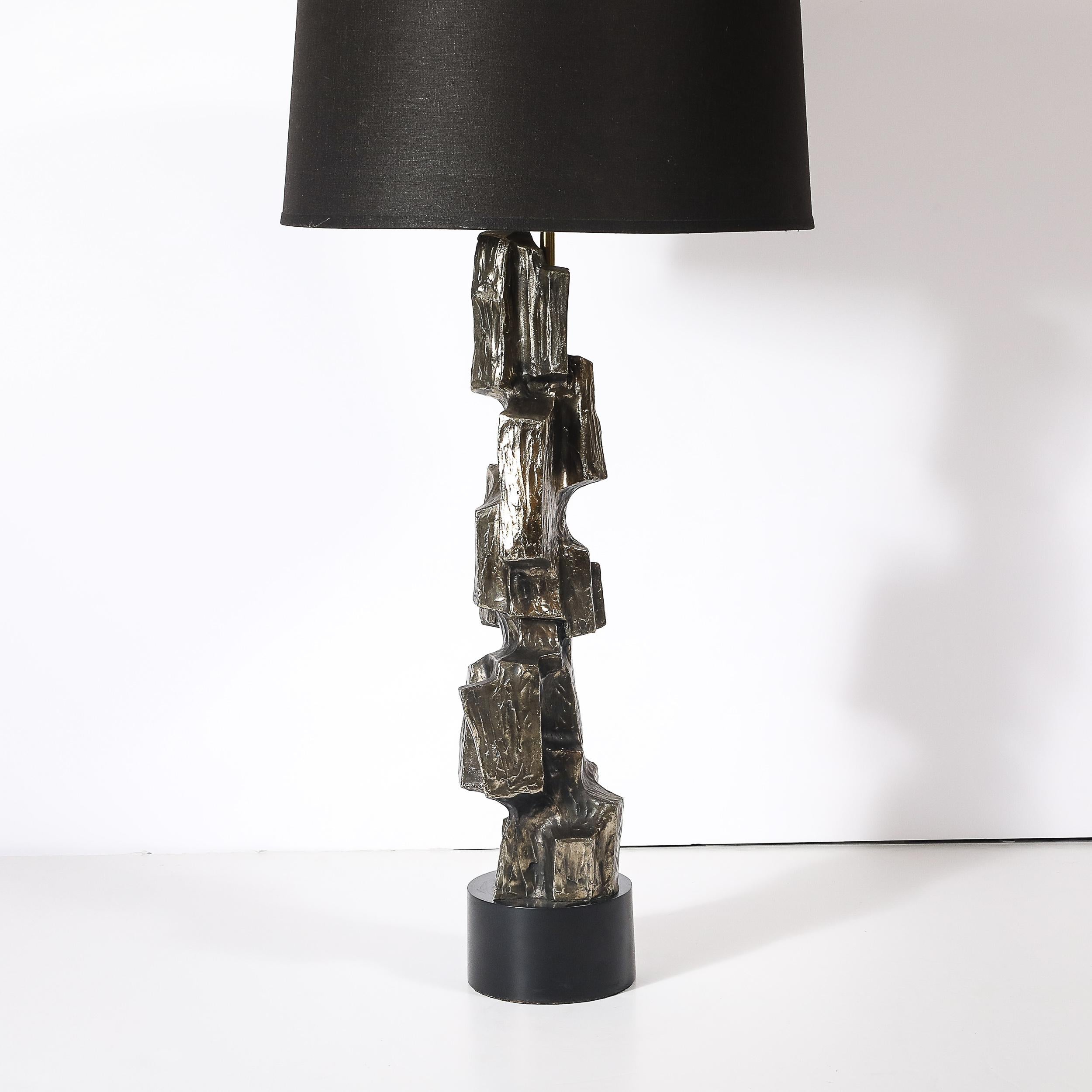 Mid-Century Modern Mid-Century Brutalist Table Lamp by Maurizio Tempestini for Laurel Lamp Co. For Sale
