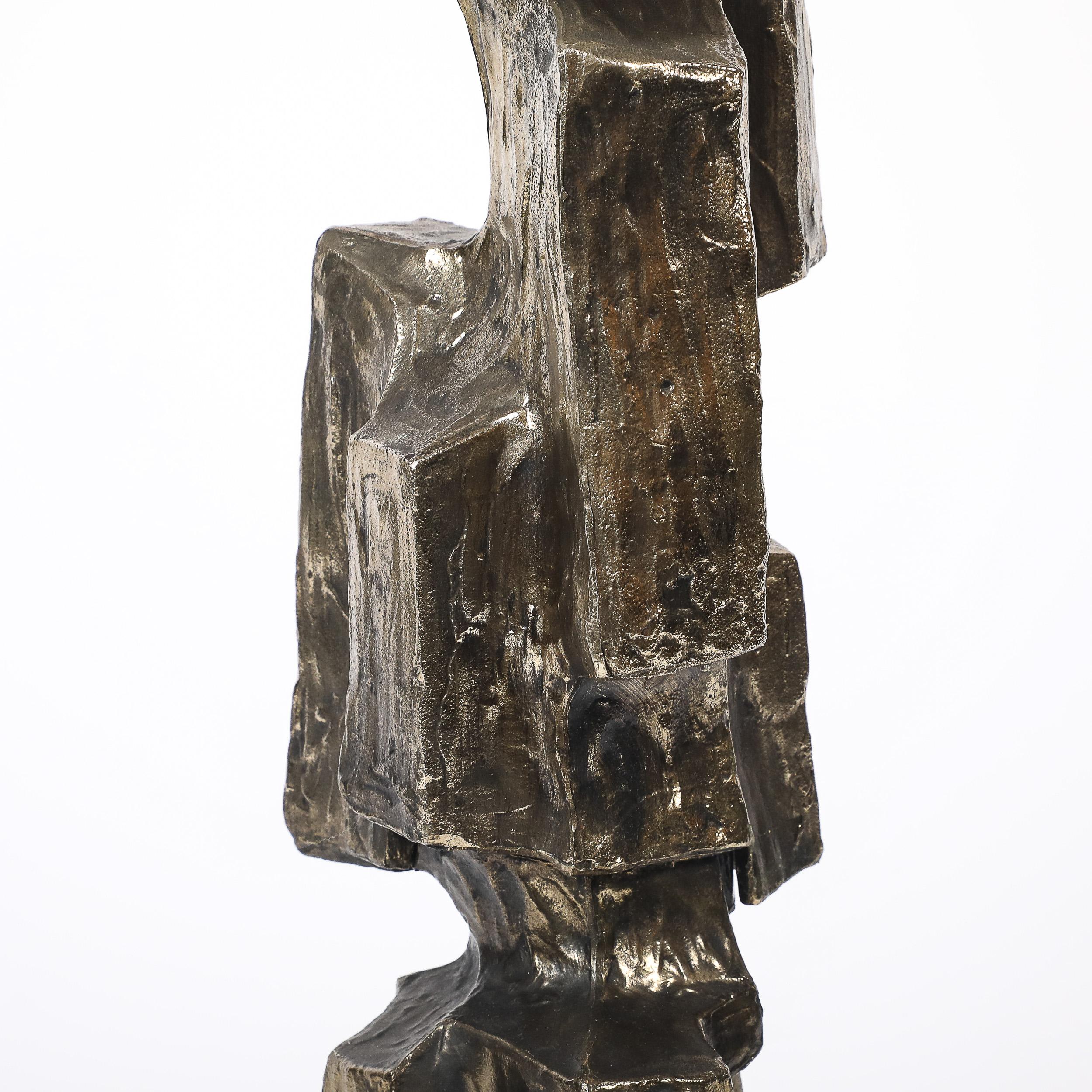 Mid-Century Brutalist Table Lamp by Maurizio Tempestini for Laurel Lamp Co. For Sale 1
