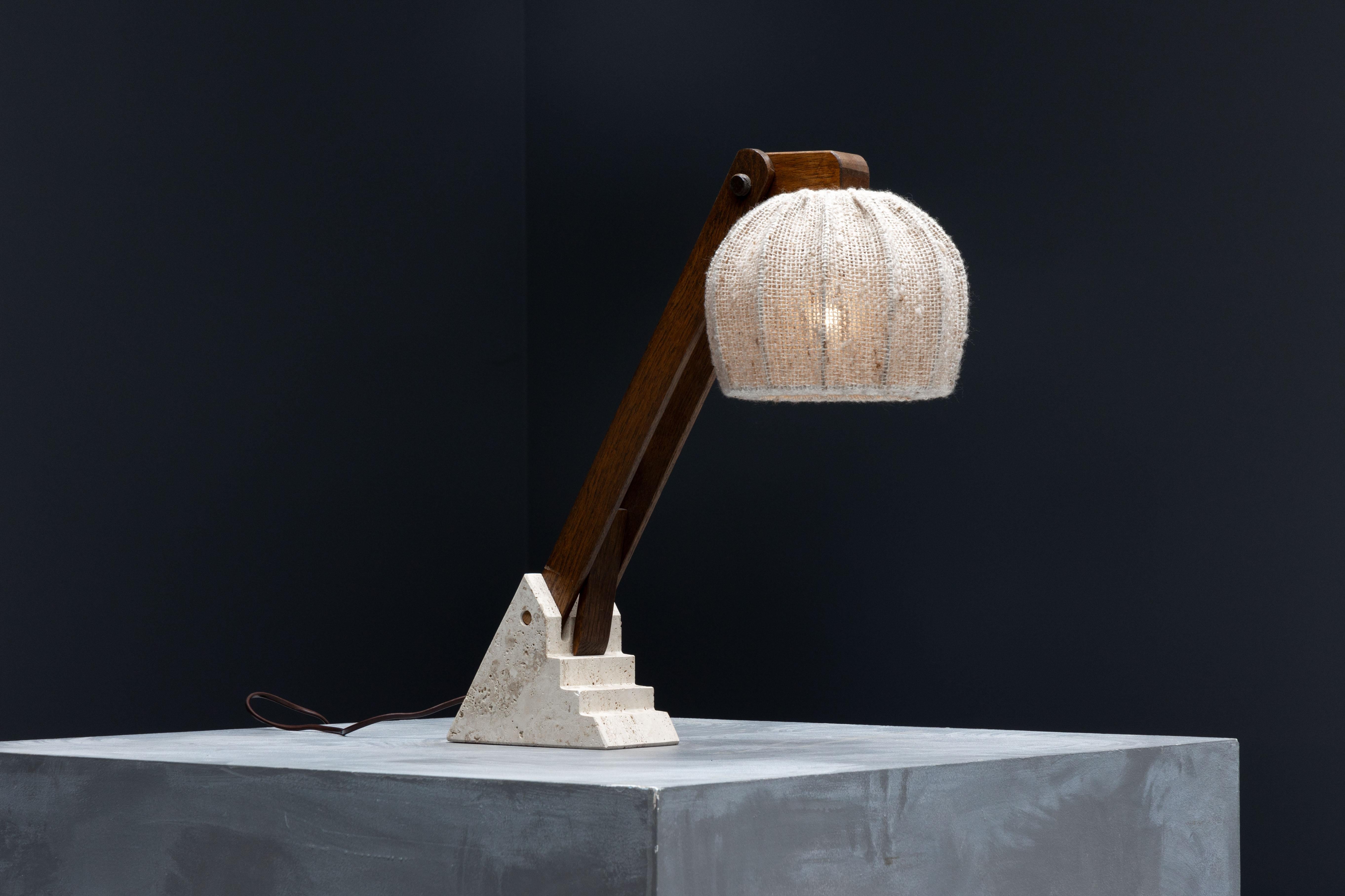 Mid-Century Brutalist Table Lamps, France, 1960s For Sale 4