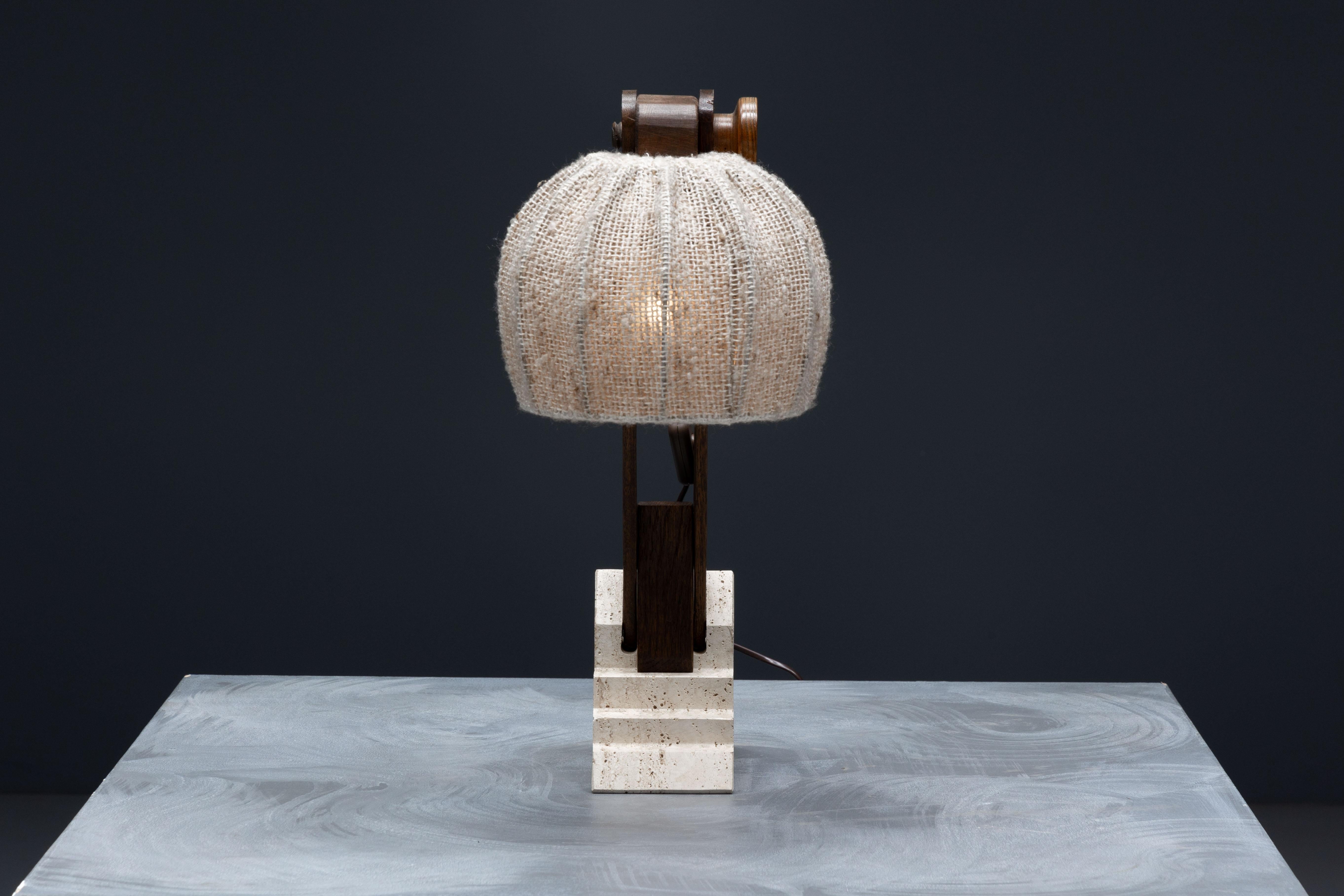 Mid-Century Brutalist Table Lamps, France, 1960s For Sale 5