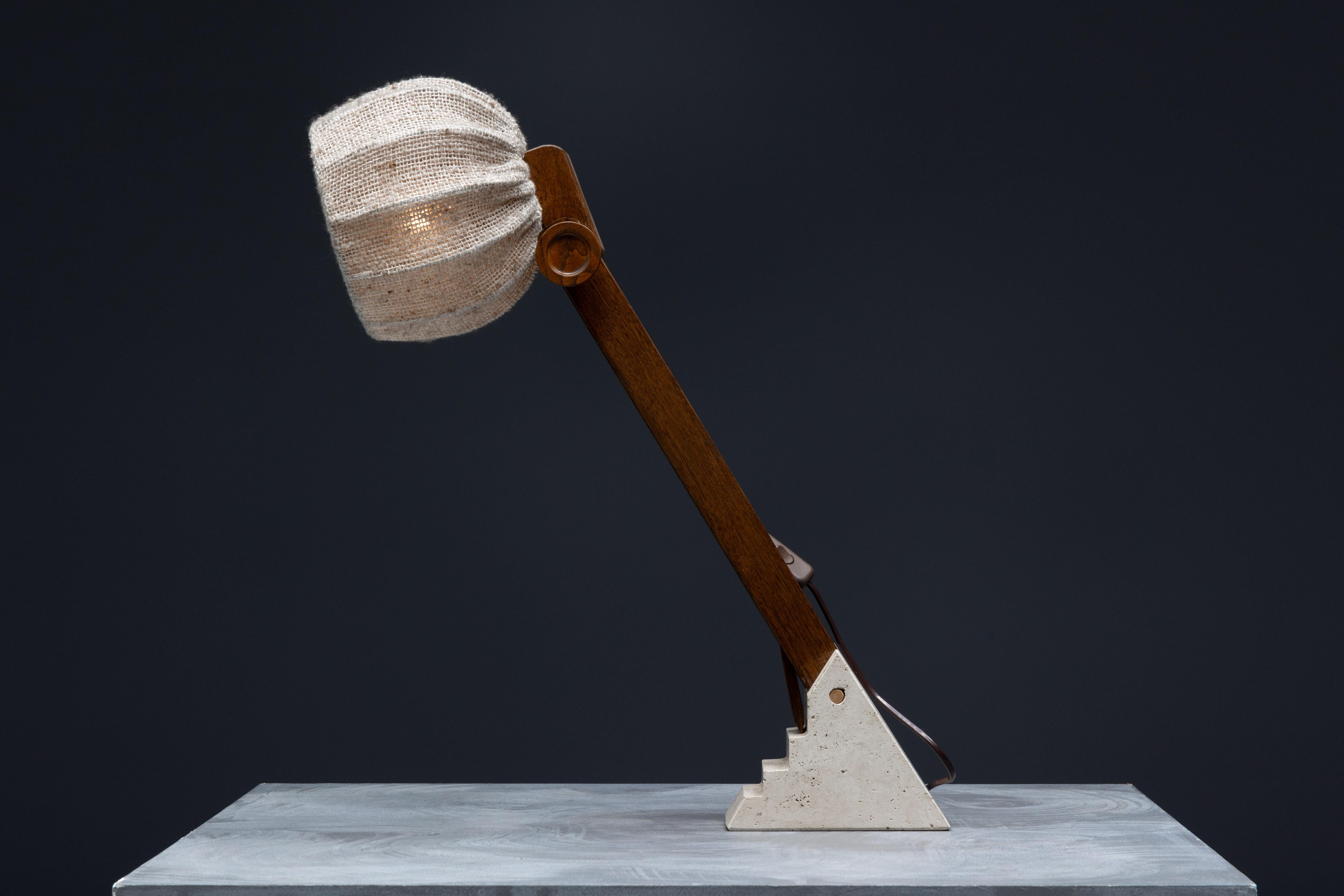 Mid-Century Brutalist Table Lamps, France, 1960s For Sale 6