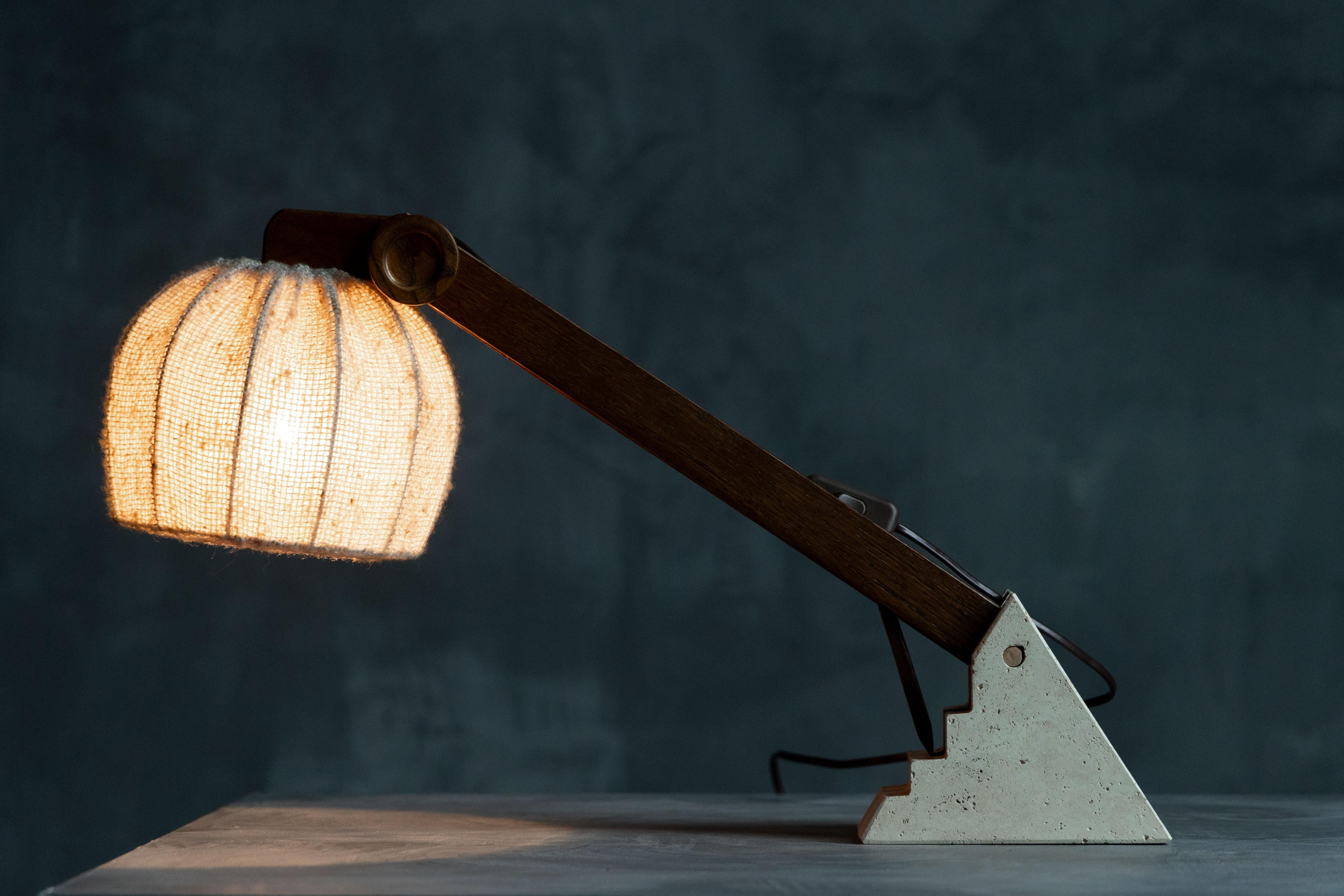 Mid-Century Brutalist Table Lamps, France, 1960s For Sale 13