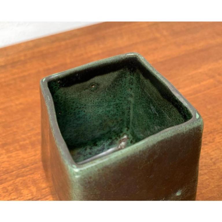 Brutalistische Vase aus der Jahrhundertmitte von BKW Böttger Keramik Wandsbek, Hamburg, 1960er Jahre im Angebot 5