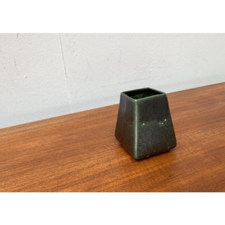 Brutalistische Vase aus der Jahrhundertmitte von BKW Böttger Keramik Wandsbek, Hamburg, 1960er Jahre im Angebot 3