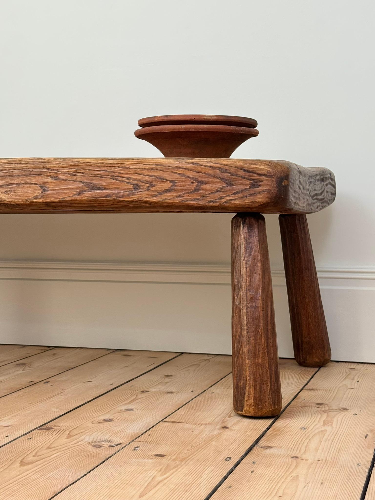 Inconnu Table basse Wabi-Sabi Brutaliste du milieu du siècle dernier en vente