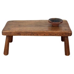 Table basse Wabi-Sabi Brutaliste du milieu du siècle dernier