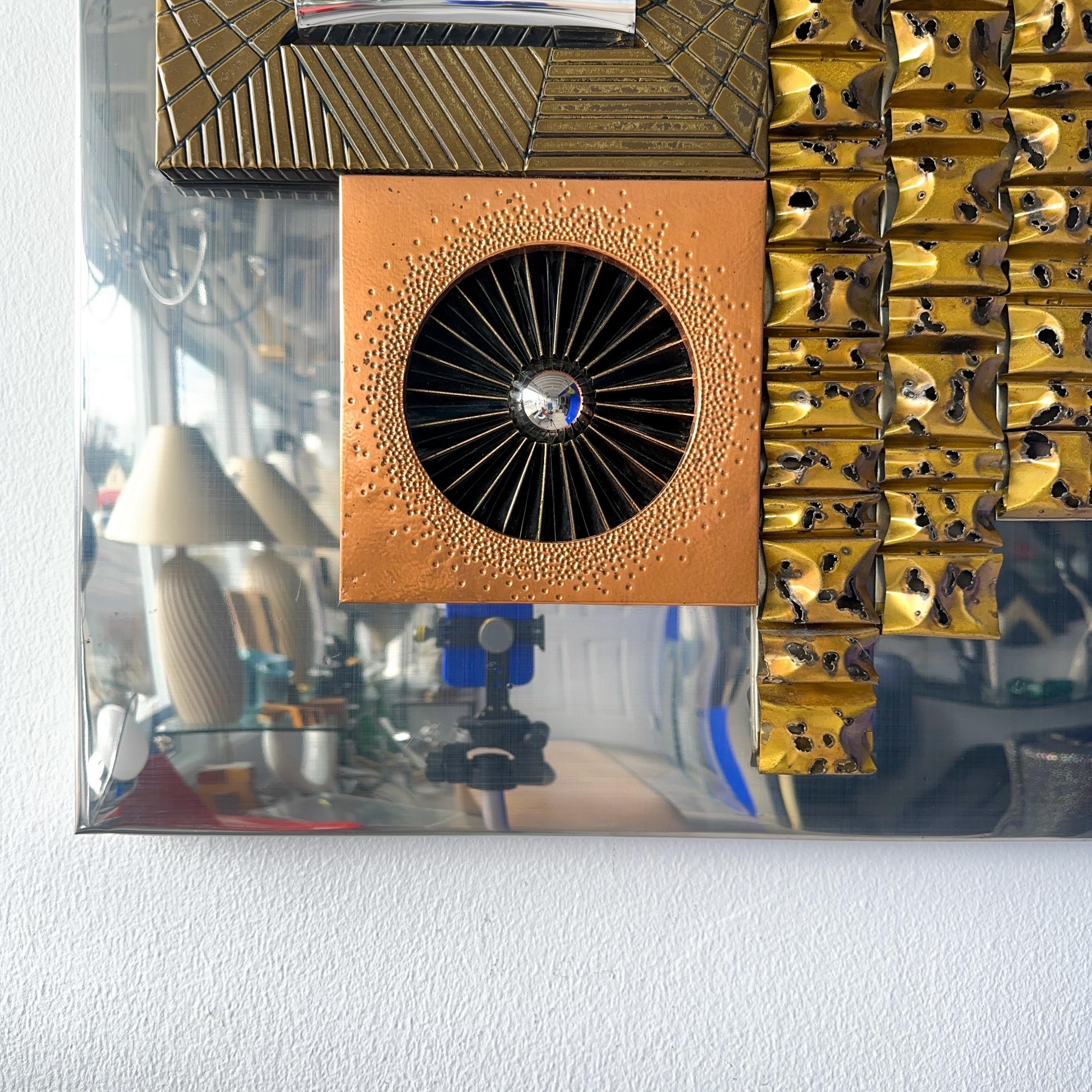 Mid Century Brutalist Wall Sculpture Attributed to Paul Vanders For Sale 4