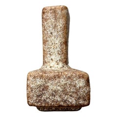 Mid-Century Brutalist West German Pottery Fat Lava Vase, 1960s
