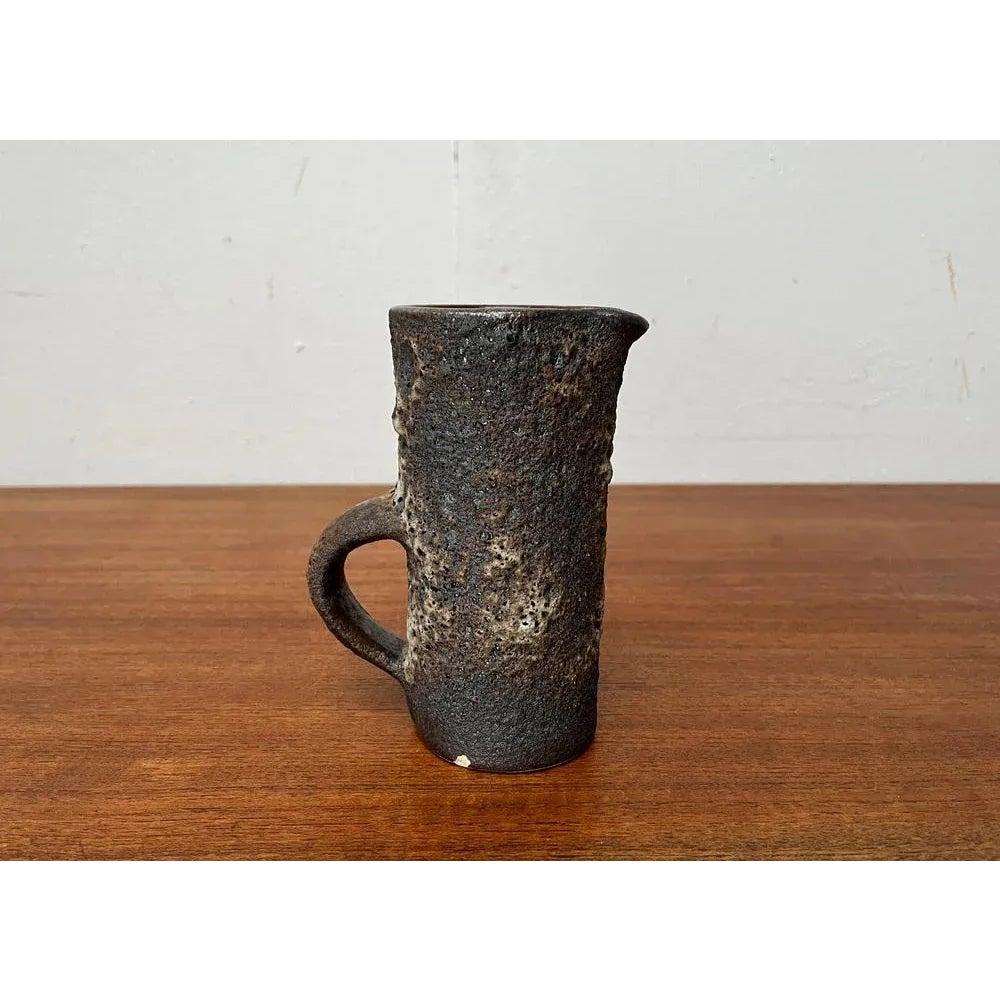 Brutalistische West German Pottery WGP Fette Lavakaraffe Vase, 1960er Jahre im Zustand „Hervorragend“ im Angebot in Hamburg, DE