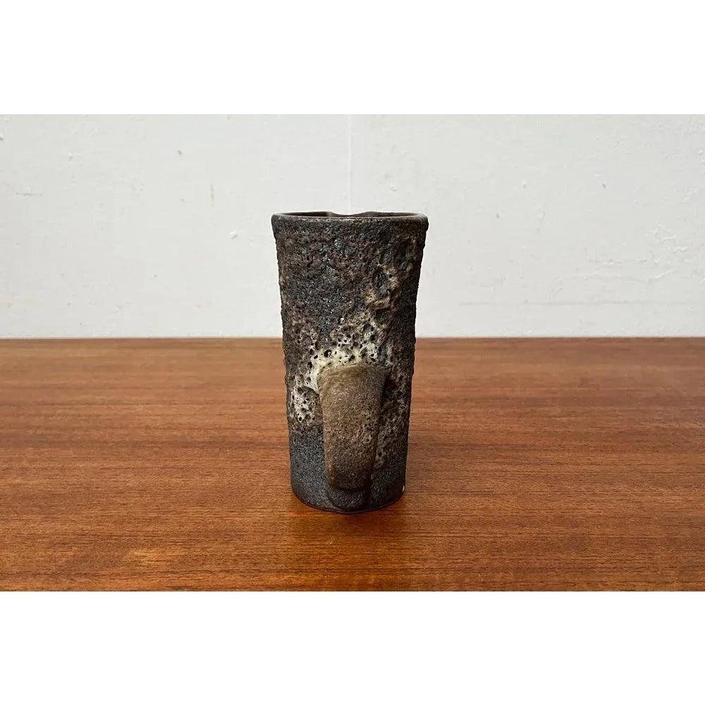 Brutalistische West German Pottery WGP Fette Lavakaraffe Vase, 1960er Jahre im Angebot 1