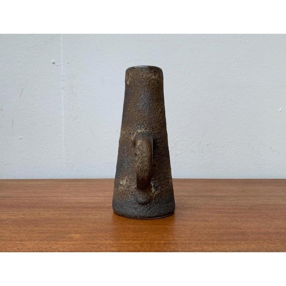 Mid-Century Brutalist West German Pottery WGP Fat Lava Vase from Jopeko, 1960s For Sale 5