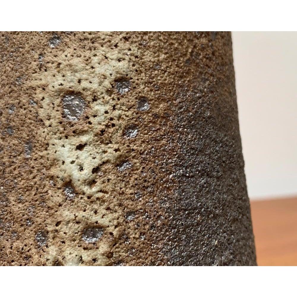 Mid-Century Brutalist West German Pottery WGP Fat Lava Vase from Jopeko, 1960s For Sale 7