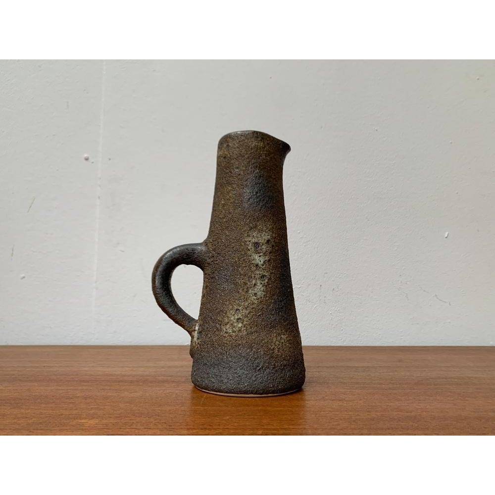 20th Century Mid-Century Brutalist West German Pottery WGP Fat Lava Vase from Jopeko, 1960s For Sale