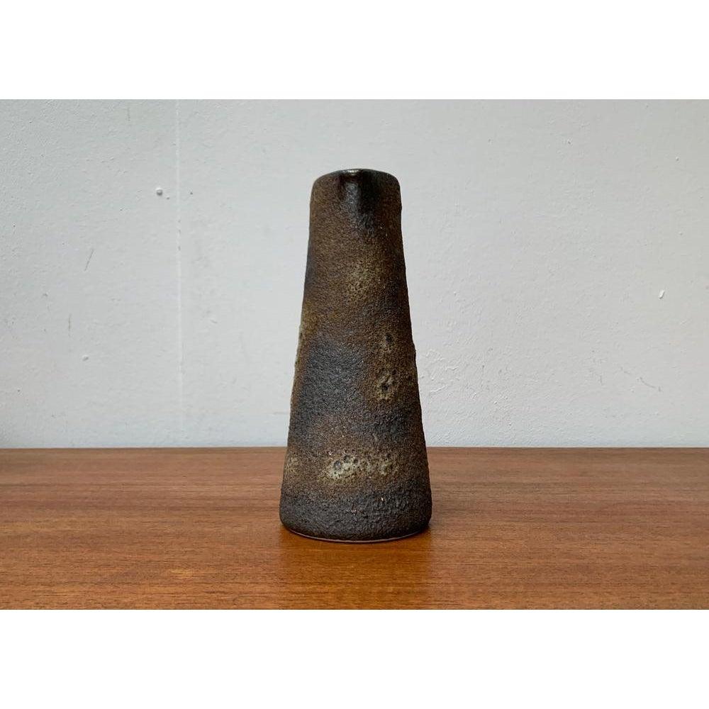 Ceramic Mid-Century Brutalist West German Pottery WGP Fat Lava Vase from Jopeko, 1960s For Sale