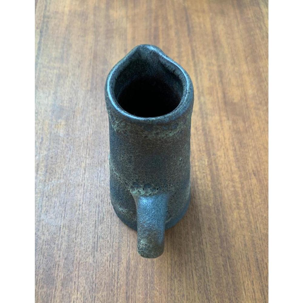 Mid-Century Brutalist West German Pottery WGP Fat Lava Vase from Jopeko, 1960s For Sale 1