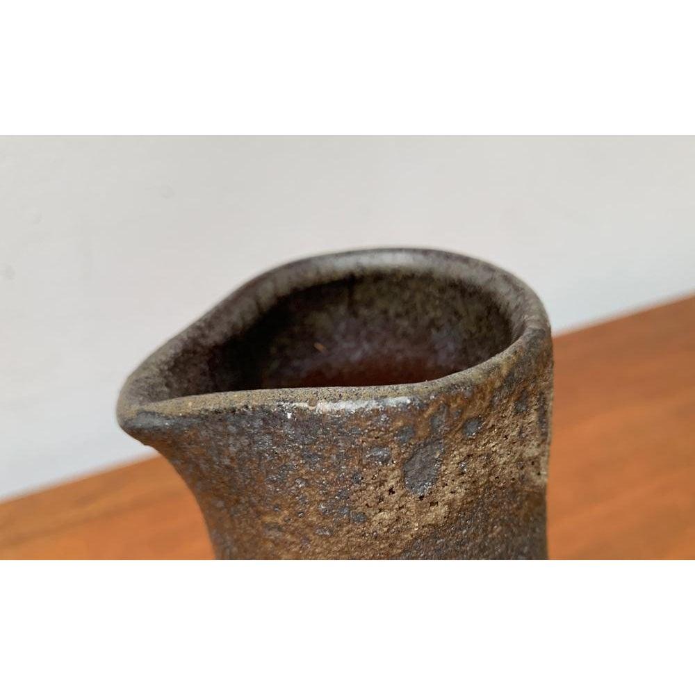 Mid-Century Brutalist West German Pottery WGP Fat Lava Vase from Jopeko, 1960s For Sale 2