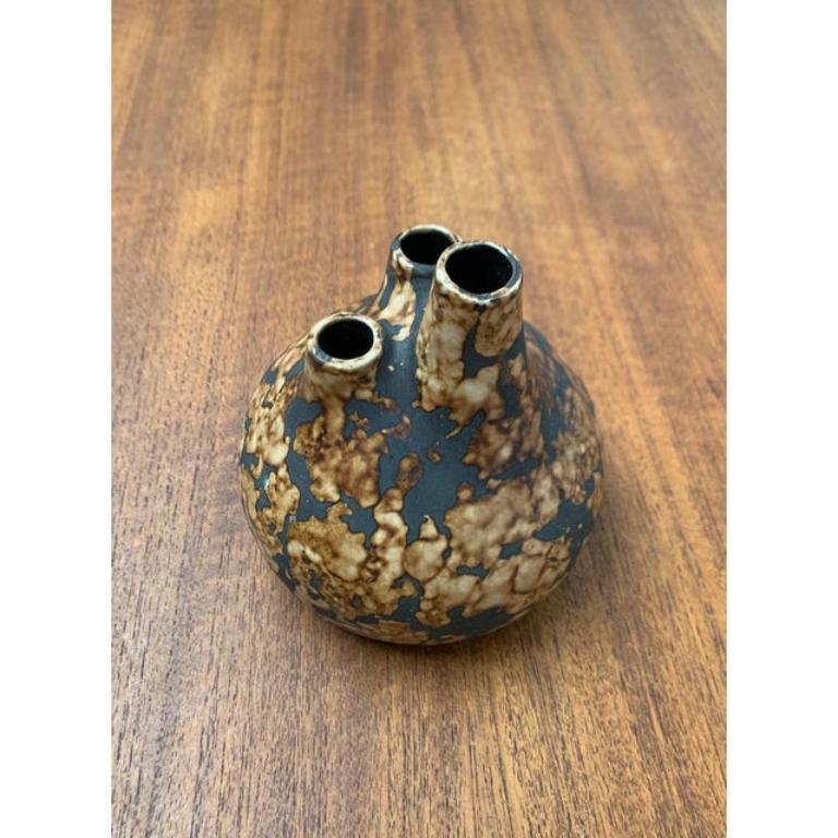 Ceramic Mid-Century Brutalist WGP Pottery Model 25 Vase from Pan Keramik, 1960s For Sale