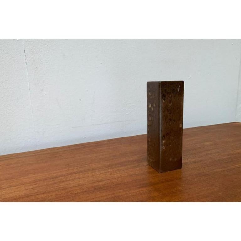 Mid-Century Brutalist WGP West German Pottery Vase, 1960s, in Very Good conditions. Designed 1960 to 1969.

Additional information:
Materials: Ceramic
Color: Brown
Styles: Brutalist, Mid-Century Modern
Country of Origin: Germany
Item Type: Vintage,
