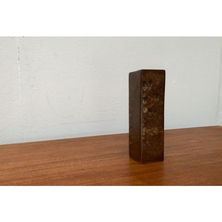 Mid-Century Brutalist WGP West German Pottery Vase, 1960s In Excellent Condition For Sale In Hamburg, DE