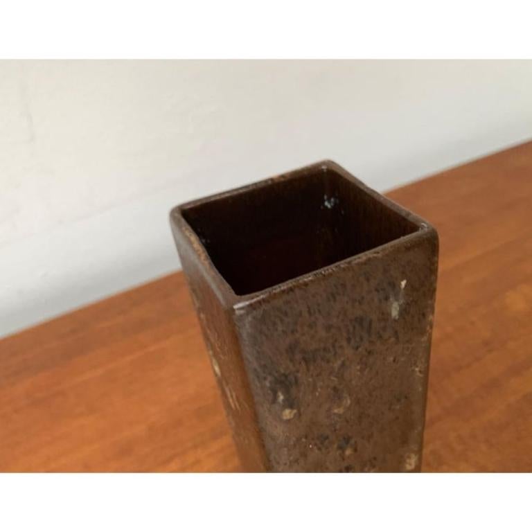 20th Century Mid-Century Brutalist WGP West German Pottery Vase, 1960s For Sale