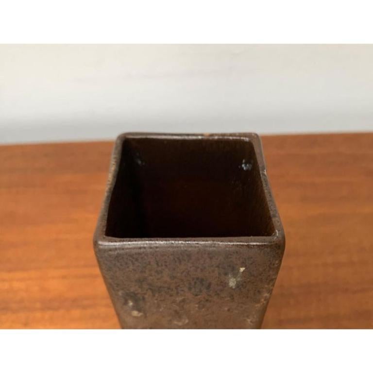 Mid-Century Brutalist WGP West German Pottery Vase, 1960s For Sale 4