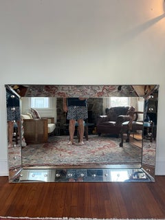 Mid Century Bubble Dot Venetian Mirror