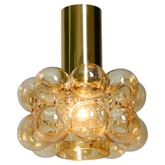 Midcentury Bubble Glass Pendant Ceiling Lamp by Helena Tynell for Limburg