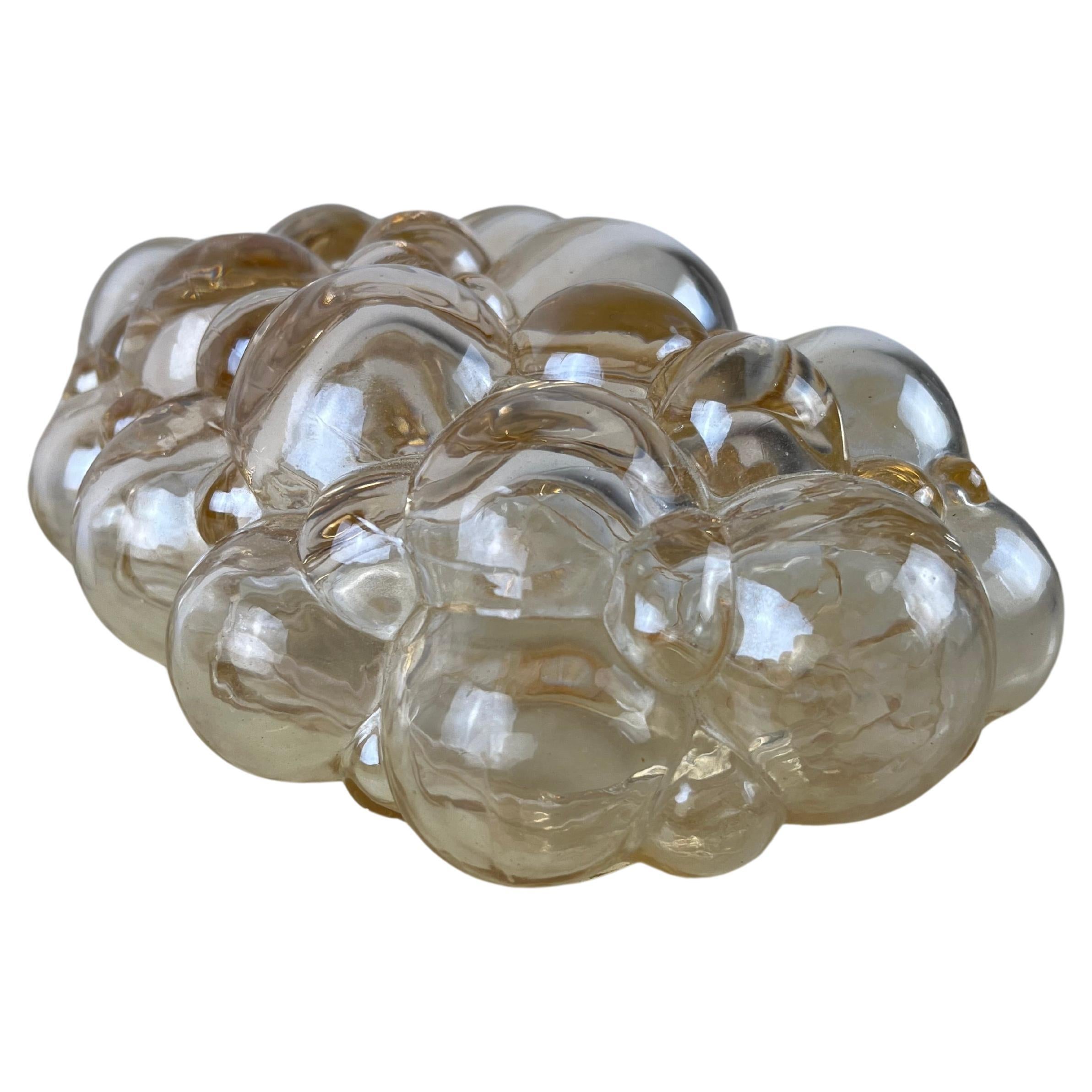 Mid-Century Bubble Glass Wall Lamp By Helena Tynell for Limburg 1960s For Sale